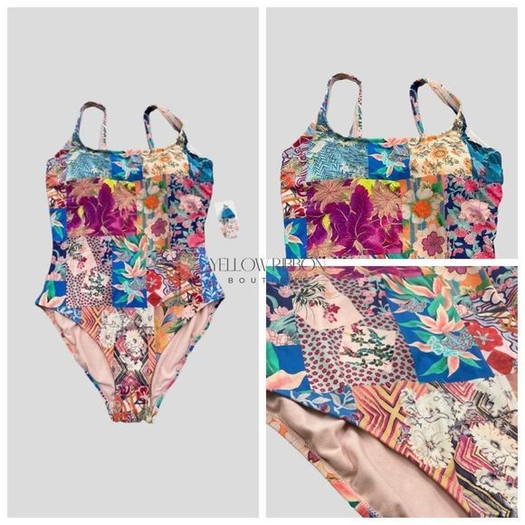 🆕 Johnny Was Barcelona One Piece Swimsuit - Picture 2 of 4